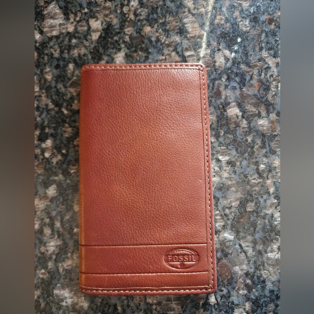 Fossil Brown Leather Wallet